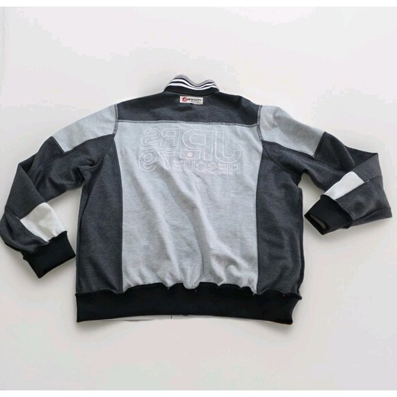 Iro Ochi Jacket Mens 3X Gray Black LS Zip Patch Embroidery Japan Nagasaki Rescue - Picture 14 of 16